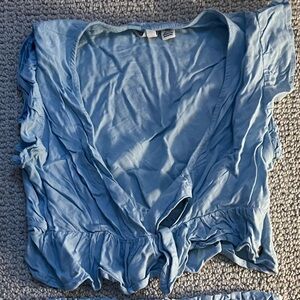 Roxy Blue Tie Top